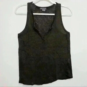 Vince Womens Blouse Brown S